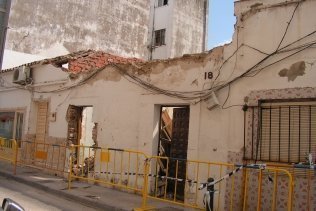 La Trocha pone de ejemplo la casa cuyo techo se desplomó el día 6 de la falta de cuidado de los edificios antiguos