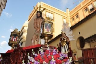 Jesús atado a la Columna y María de las Lágrimas procesionan hoy por Algeciras
