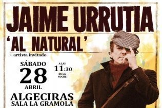 Jaime Urrutia, en concierto hoy en Algeciras con su gira "Al natural"