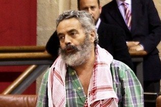 Sánchez Gordillo denuncia en Cádiz la desaparición de su Iphone