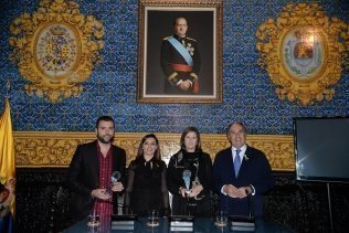 Entregados Algeciras joven especial" al cineasta Alexis Morante y a la diseñadora Leticia Guindo
