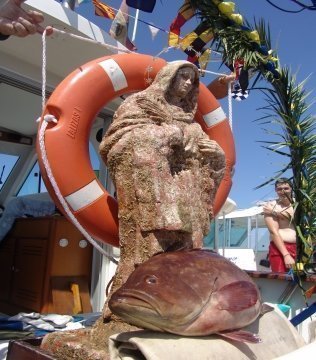 El Mero donará una imagen de la Virgen de la Romería a la ciudad de Algeciras