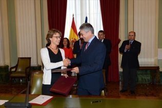 Firmada la cesión de las dos fincas de La Almoraima al Ayuntamiento de Castellar
