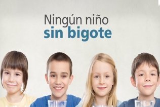 Abierta la campaña de recogida de briks de leche "Ningún niño sin bigote"