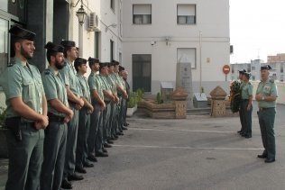 La Comandancia de la Guardia Civil de Algeciras rinde homenaje a sus caídos.