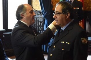 Toma de posesión de Antonio Jesús Pérez como nuevo intendente de la Policía Local