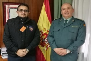 Visita a Algeciras del Presidente de la Hermandad de Antiguos Caballeros Legionarios