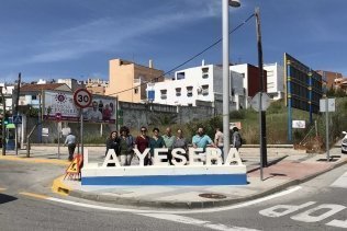 Las letras de bienvenida a La Yesera ya fueron instaladas