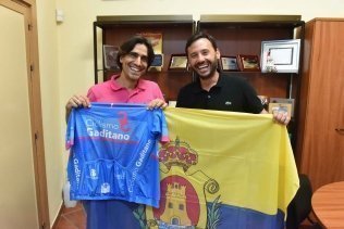 Francisco de la Fuente regresa de su participación en la prueba ciclista Quebrantahuesos"
