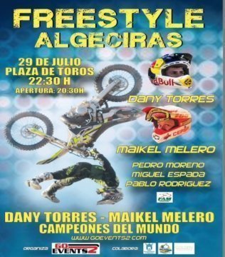 El 29 de julio llega a Algeciras el Freestyle Motocross