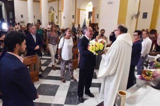 La Iglesia de La Palma acoge la ofrenda floral a la Patrona de Algeciras