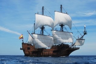 El Galeón Andalucía visita Algeciras tras cruzar el Atlántico