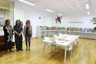 Inaugurada la exposición de cómics de la Red Municipal de Bibliotecas