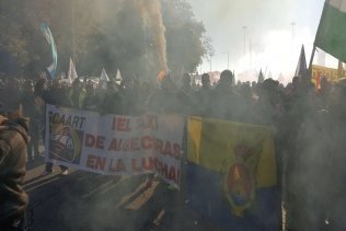 Radio Taxi Algeciras se moviliza en Madrid contra los VTC