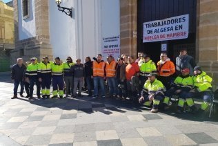 Por recomendación médica, la huelga de hambre de los trabajadores de Algesa toma un nuevo rumbo