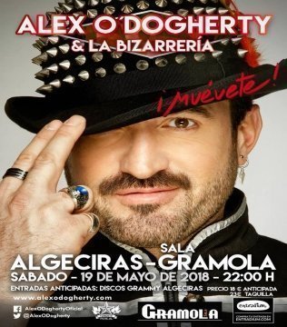 Alex O´Dogherty & La bizarrería el sábado 19 en Sala Gramola. Entradas descuentosalminuto.com