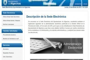 Libres Algeciras afirma que la no operatividad de la sede electrónica municipal vulnera la legislación
