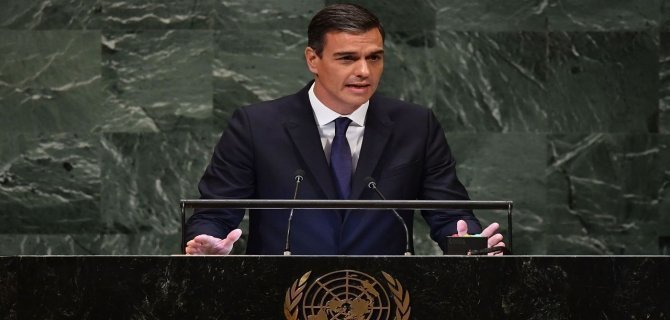 Sánchez habla en la ONU de dar prosperidad a la comarca mediante una relación beneficiosa con Gibraltar