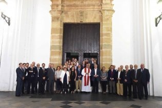 Landaluce encabeza la representación municipal en el inicio del Curso Cofrade 2018-2019