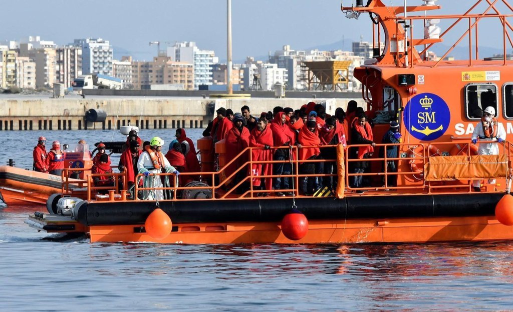 Ayer se rescataron 111 personas por Salvamento Marítimo.