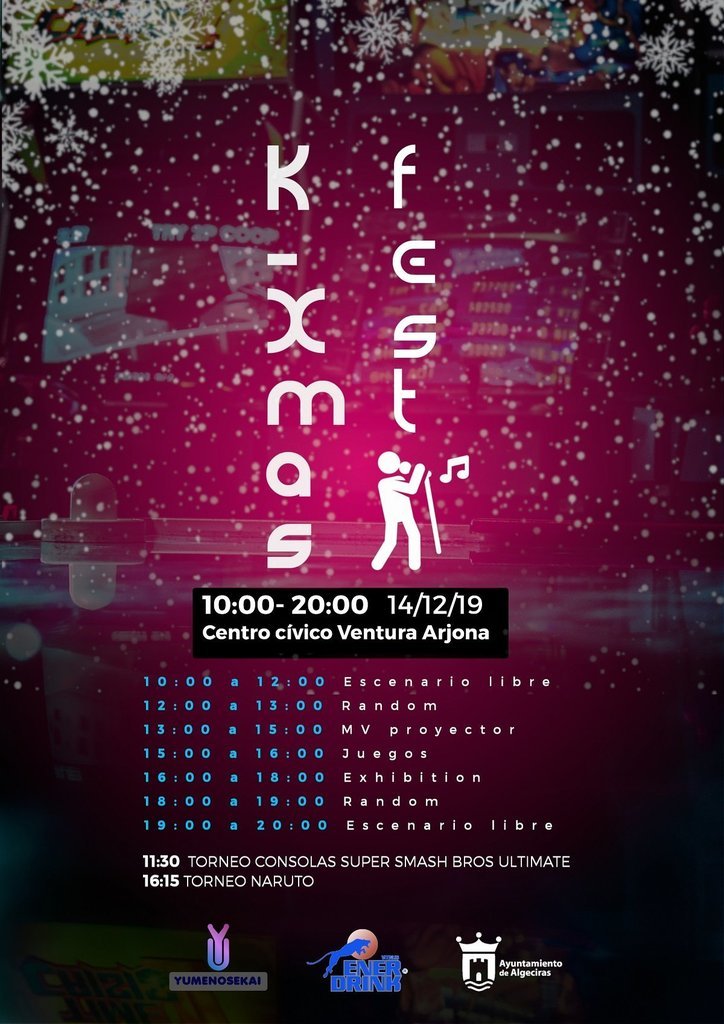 El Centro Cívico Ventura Arjona acogerá el K-xmas Fest el próximo 14 de diciembre